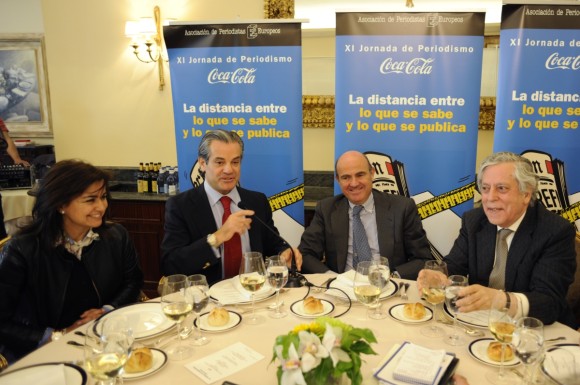 Almuerzo de clausura con el Ministro de Economía y Competitividad, Luis de Guindos