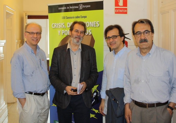 Gabriel Elorriaga, Andreu Missé, José María Ridao y Emilio Ontiveros