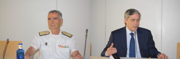 Almirante Fernando García Sánchez y Javier García Vila