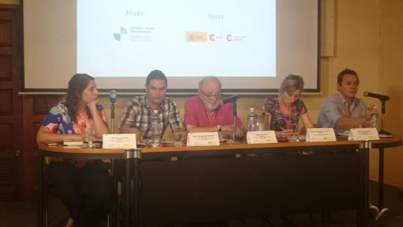 De izq. a dcha.: Mariana Simoes, Juan Camilo Maldonado, Diego Carcedo, Mariam Martínez Bascuñán y Martín Rodríguez