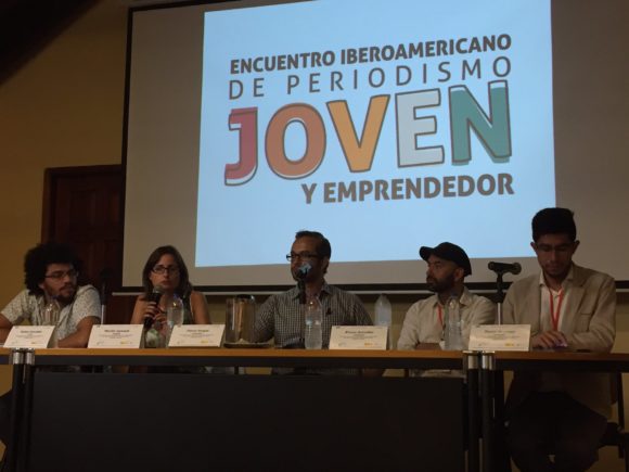 De izq. a dcha.: Rafael González, Marilin Gonzalo, Flavio Vargas, Álvaro González y Daniel Mountain