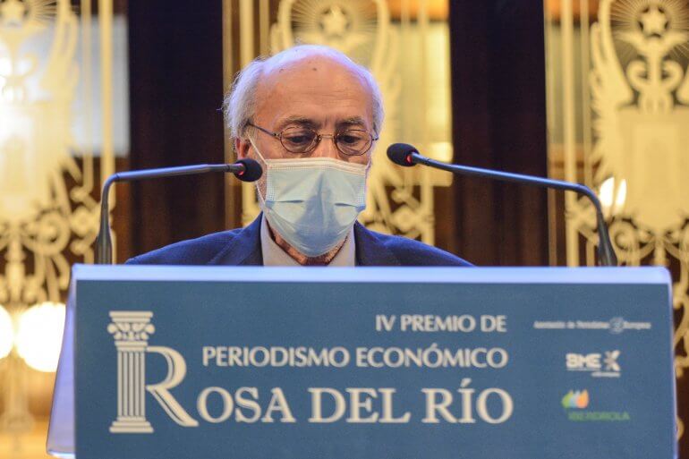 Salvador Arancibia, ganador del IV Premio 'Rosa del Río'