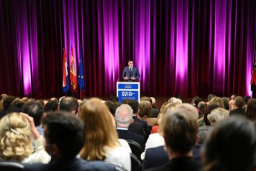 El Presidente del Gobierno, Pedro Sánchez, presenta la XVI Lección Conmemorativa Carlos de Amberes