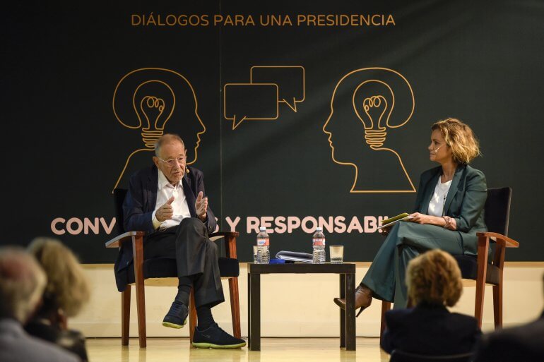 Javier Solana y Victoria Carvajal